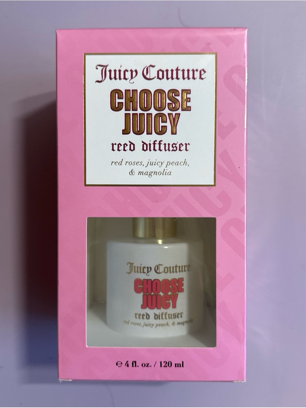 Juicy Couture Pink & Gold Choose Juicy Reed Diffuser